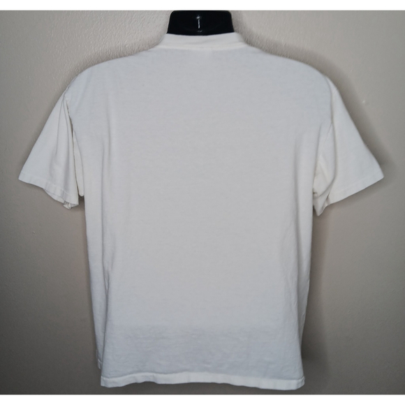 VTG 90s New Orleans Adult Large T-shirt Single Stitch White Outhouse Designs USA - Picture 4 of 5